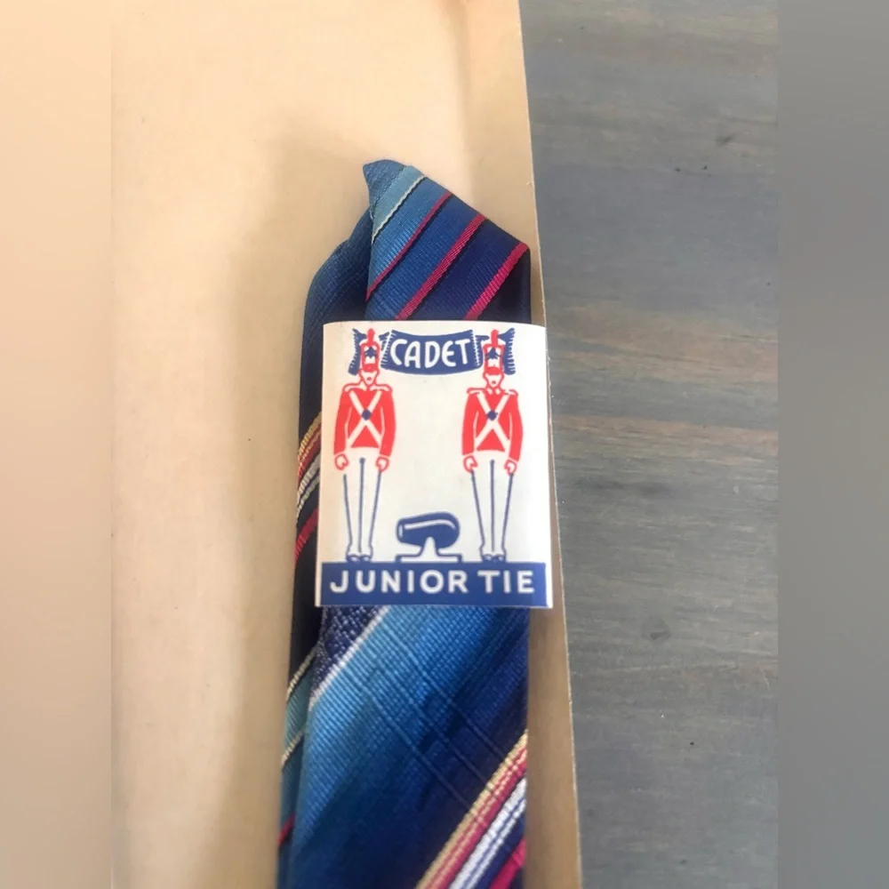 Vintage Cadet Junior Youth Neck Tie- New In Original Packaging